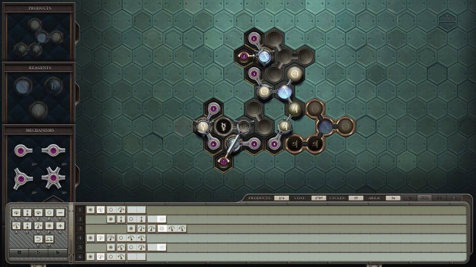 Screenshot from Opus Magnum
