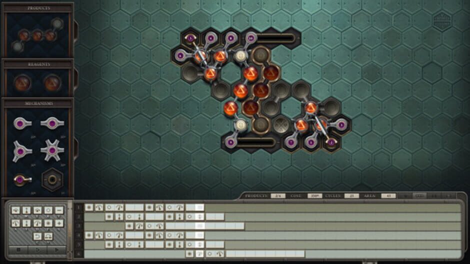 Screenshot from Opus Magnum