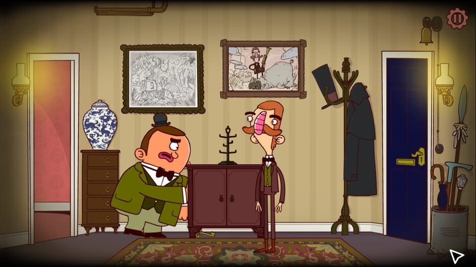Screenshot from The Adventures of Bertram Fiddle: Episode 1 - A Dreadly Business