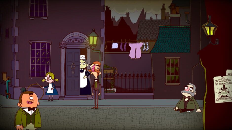 Screenshot from The Adventures of Bertram Fiddle: Episode 1 - A Dreadly Business