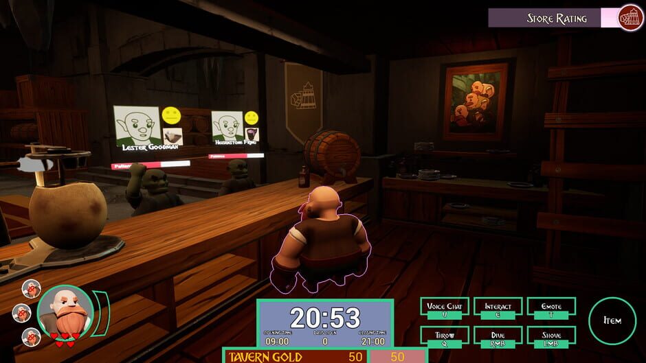Screenshot from Bronzebeard's Tavern