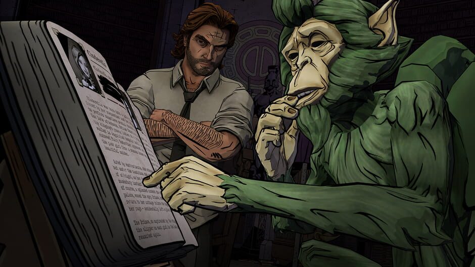 Screenshot from The Wolf Among Us
