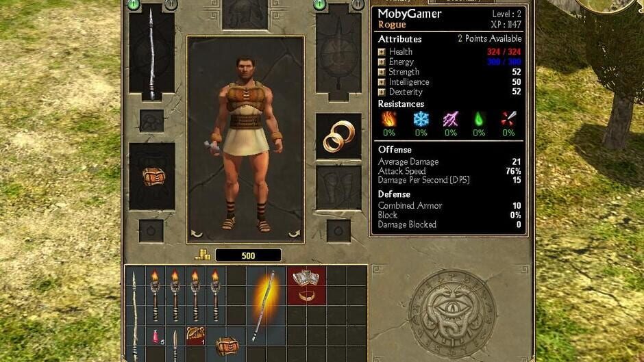 Screenshot from Titan Quest
