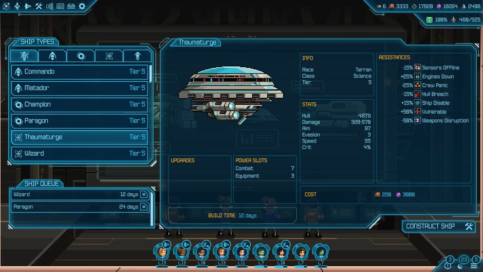 Screenshot from Halcyon 6: Starbase Commander Lightspeed Edition