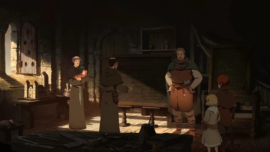 Screenshot from Ken Follett's The Pillars of the Earth