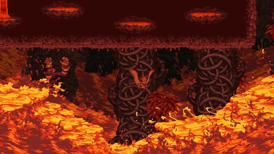 Screenshot from Owlboy