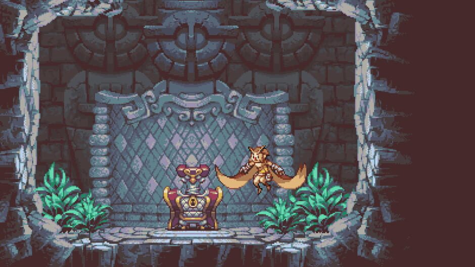Screenshot from Owlboy