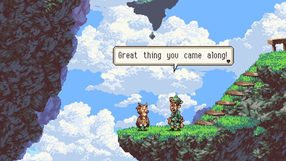 Screenshot from Owlboy
