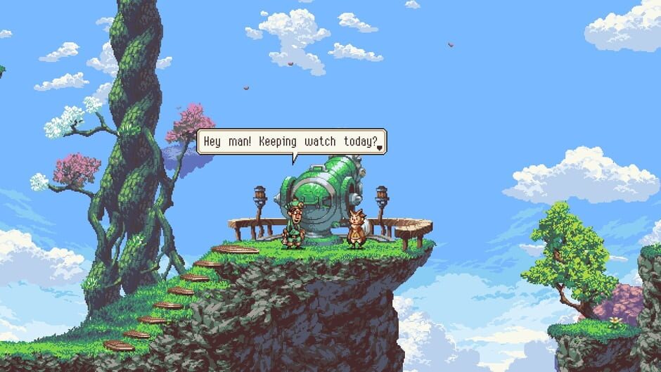 Screenshot from Owlboy