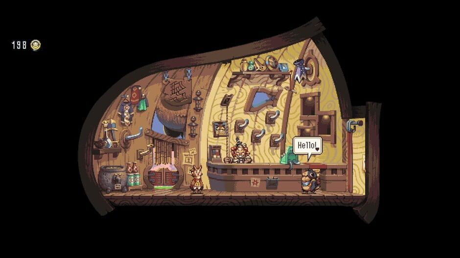 Screenshot from Owlboy