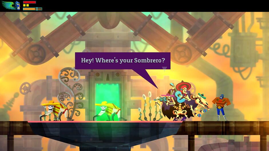Screenshot from Guacamelee! Super Turbo Championship Edition