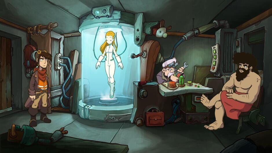 Screenshot from Goodbye Deponia