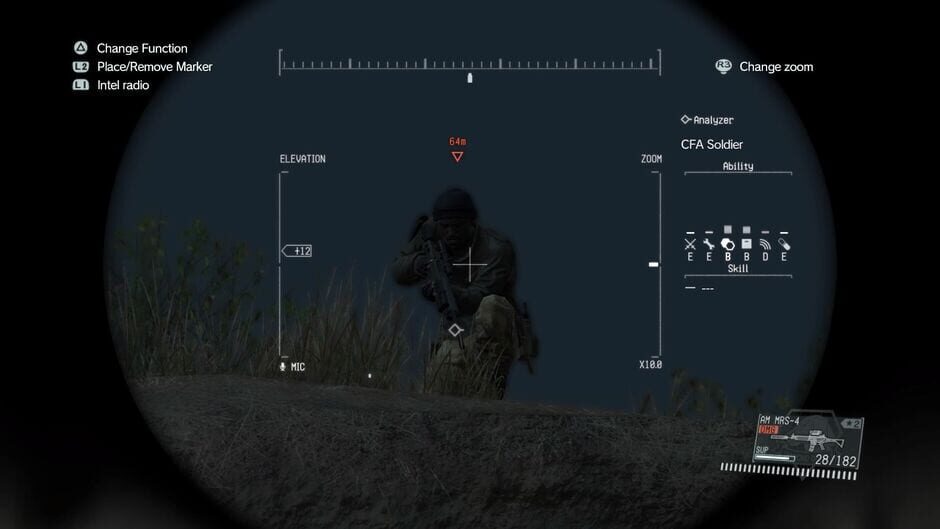 Screenshot from Metal Gear Solid V: The Phantom Pain