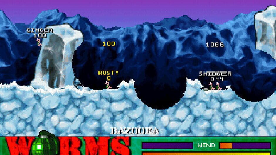 Screenshot from Worms United