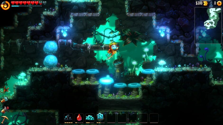 Screenshot from SteamWorld Dig 2
