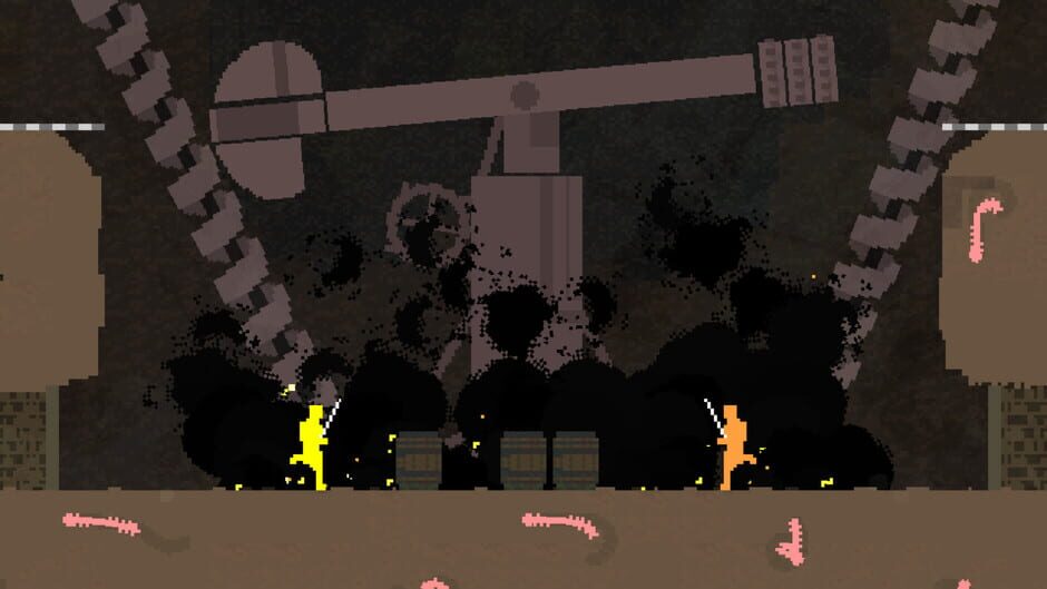 Screenshot from Nidhogg