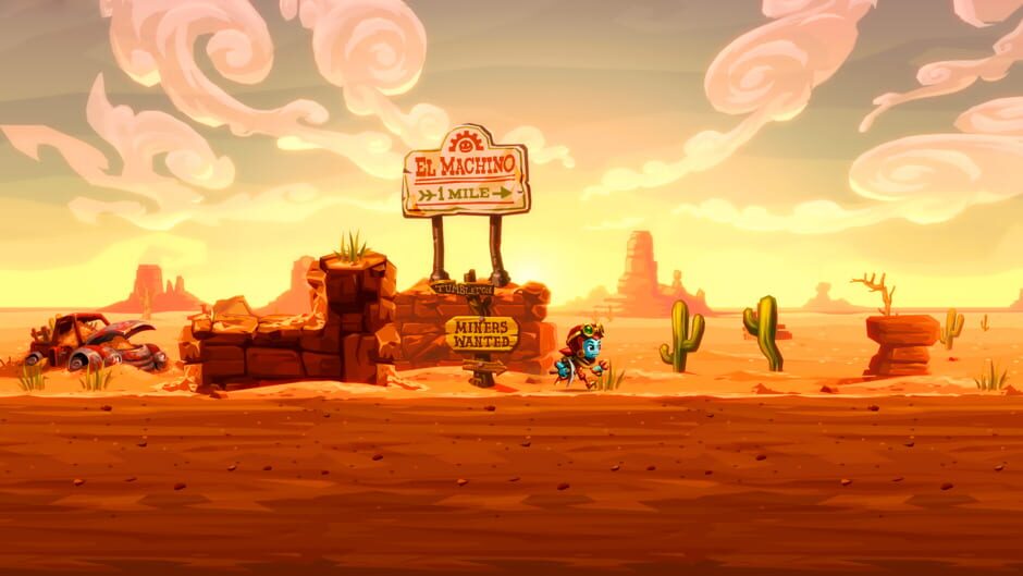 Screenshot from SteamWorld Dig 2