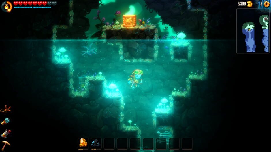 Screenshot from SteamWorld Dig 2